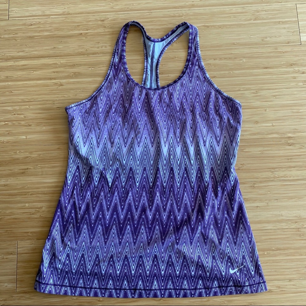 NIKE Purple Dri Fit Tank Top - Picture 4 of 6